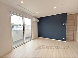 京阪石山坂本線 唐橋前駅 徒歩10分の賃貸アパート 3階2LDKのリビング/ダイニング