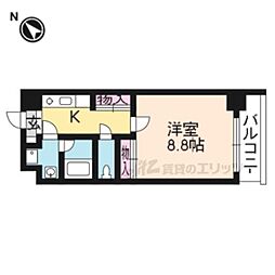 エンゼルプラザ瀬田駅前 1Kの間取図画像