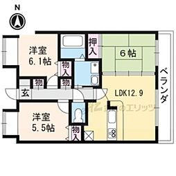 フレッチェ2 3LDKの間取図画像
