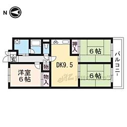 ルネ大津2号棟 3LDKの間取図画像