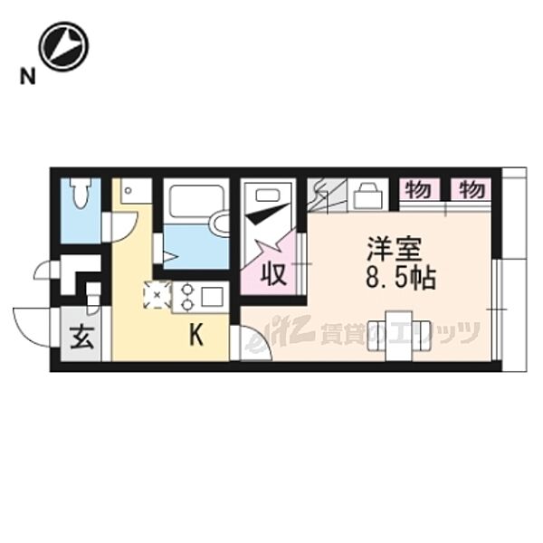 レオパレスアーネスト 205｜滋賀県蒲生郡日野町大字河原(賃貸アパート1K・2階・23.18㎡)の写真 その2