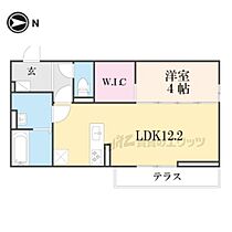 メゾンクレール瀬田北 102 ｜ 滋賀県大津市大萱６丁目（賃貸アパート1LDK・1階・41.86㎡） その2