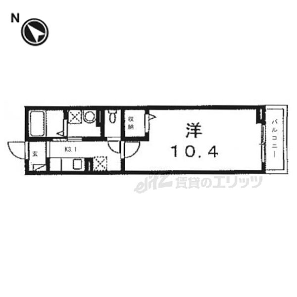 ブランルミエール 203｜滋賀県彦根市小泉町(賃貸アパート1K・2階・31.67㎡)の写真 その2