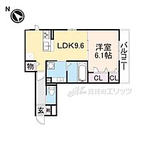 滋賀県大津市本堅田４丁目（賃貸アパート1LDK・2階・41.84㎡） その2