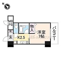 サンタウン竹鼻Ａ 520 ｜ 滋賀県彦根市竹ケ鼻町（賃貸マンション1K・5階・25.20㎡） その2