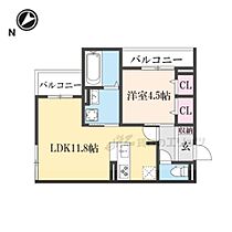 滋賀県栗東市北中小路（賃貸アパート1LDK・2階・41.44㎡） その2