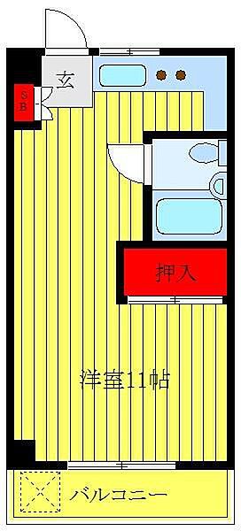 Ｂ．Ｃ．Ｉ．クリーンハイツ 406｜東京都板橋区本町(賃貸マンション1R・4階・24.30㎡)の写真 その2