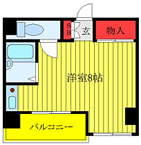 ウエムラビル  ｜ 東京都板橋区中板橋（賃貸マンション1R・4階・22.96㎡） その2