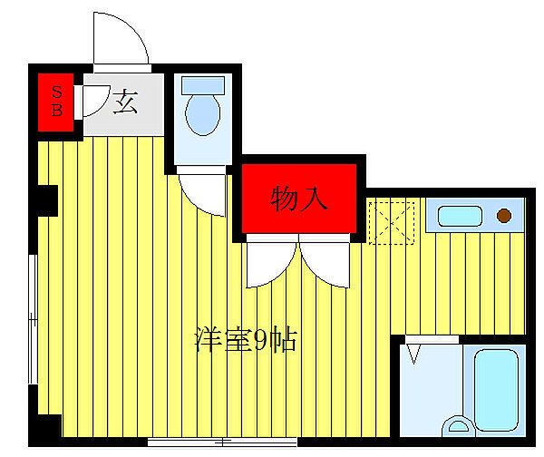 中村ハイム ｜東京都北区東田端1丁目(賃貸マンション1R・1階・18.00㎡)の写真 その2