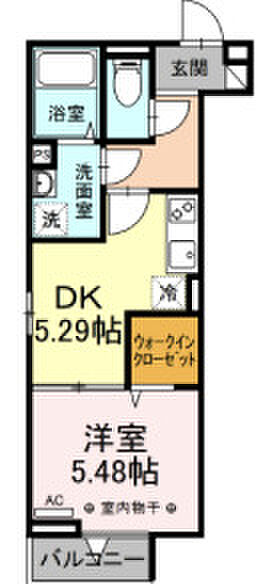 レインボー皿沼 ｜東京都足立区皿沼2丁目(賃貸アパート1DK・3階・30.30㎡)の写真 その2