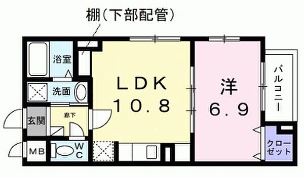 クラルテ目白 202｜東京都豊島区目白5丁目(賃貸マンション1LDK・2階・41.30㎡)の写真 その2