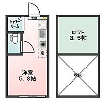 Glanz町屋I 204 ｜ 東京都荒川区町屋1丁目25-24（賃貸アパート1R・2階・11.61㎡） その2