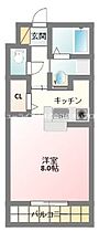 大阪府寝屋川市木田元宮2丁目（賃貸アパート1K・2階・27.08㎡） その2