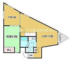 大阪府門真市石原町（賃貸マンション2LDK・3階・50.01㎡） その2