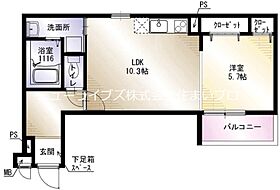 大阪府寝屋川市上神田1丁目（賃貸アパート1LDK・1階・40.77㎡） その2