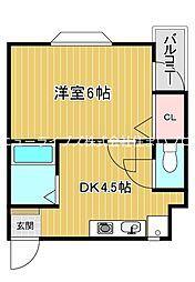間取図画像 1DK