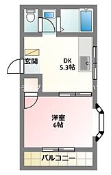 間取図画像 1DK