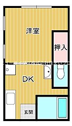 間取図画像 1DK