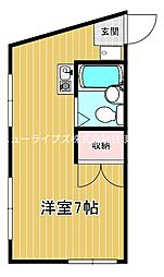 ピュアライフ摂南 ワンルームの間取図画像
