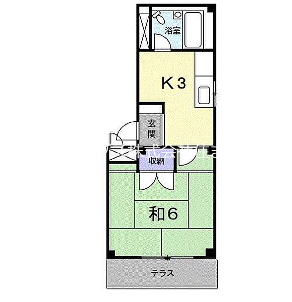 大阪府寝屋川市池田北町(賃貸マンション1K・1階・24.42㎡)の写真 その2