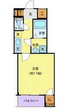 東京都北区赤羽西1丁目(賃貸マンション1K・3階・25.55㎡)の写真 その2