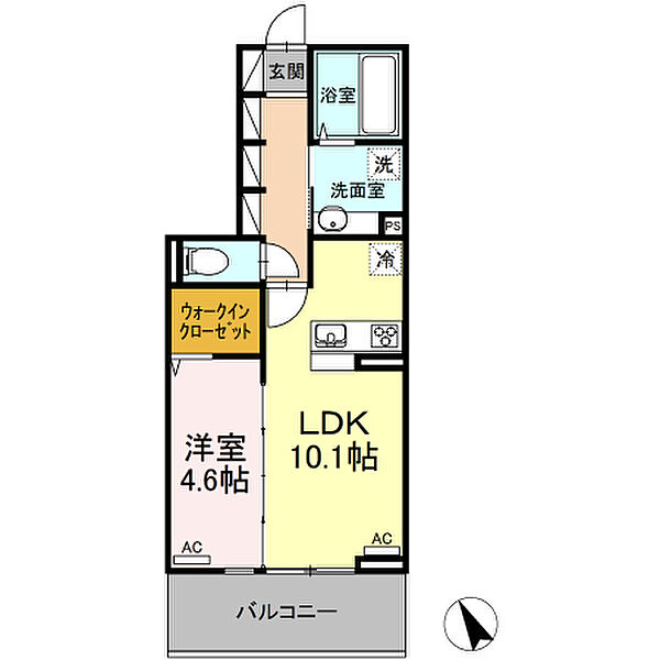 東京都板橋区小茂根4丁目(賃貸アパート1LDK・2階・40.95㎡)の写真 その2