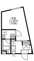 東京都板橋区南常盤台1丁目（賃貸マンション1K・4階・20.79㎡） その2