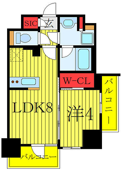 東京都板橋区板橋3丁目(賃貸マンション1LDK・2階・31.62㎡)の写真 その2