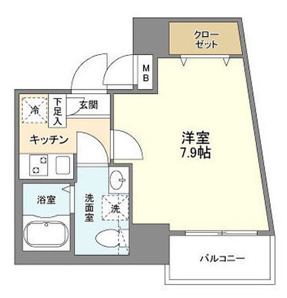 アルファコート王子2 903｜東京都北区王子3丁目(賃貸マンション1K・9階・26.46㎡)の写真 その2