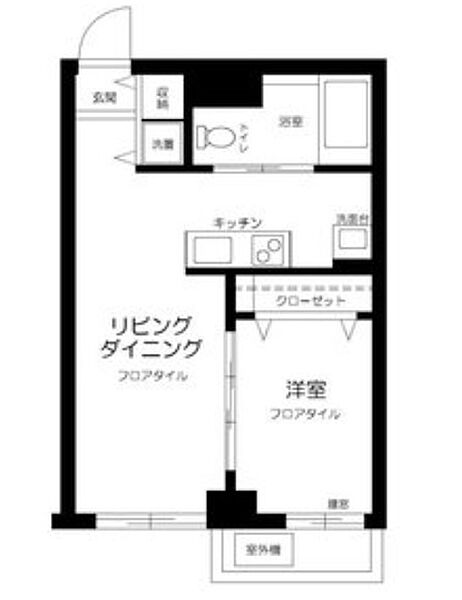 ハイム・マグノリア ｜東京都文京区千石3丁目(賃貸マンション1LDK・2階・36.50㎡)の写真 その2