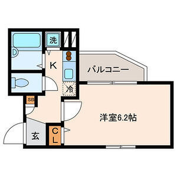 フォレシティ中落合 ｜東京都新宿区中落合4丁目(賃貸マンション1K・5階・20.87㎡)の写真 その2