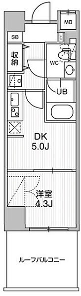 東京都板橋区相生町(賃貸マンション1DK・3階・25.18㎡)の写真 その2