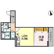 グラナーデ白子 307 ｜ 埼玉県和光市白子2丁目23-（賃貸アパート1LDK・3階・34.41㎡） その2