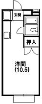 静岡県浜松市中央区富塚町（賃貸アパート1K・2階・23.18㎡） その2