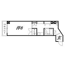 静岡県浜松市中央区海老塚1丁目（賃貸マンション1K・8階・26.52㎡） その2