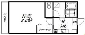 静岡県浜松市中央区天神町（賃貸アパート1K・1階・24.30㎡） その2