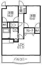 静岡県浜松市中央区初生町（賃貸マンション2LDK・3階・51.03㎡） その2