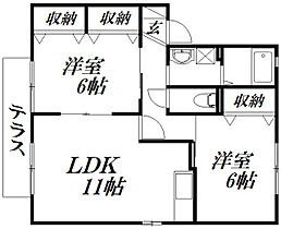 静岡県浜松市中央区初生町（賃貸アパート2LDK・1階・55.44㎡） その2