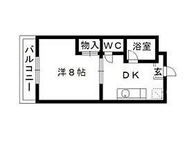 静岡県浜松市中央区上島3丁目（賃貸マンション1DK・3階・25.92㎡） その2