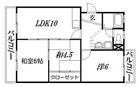 静岡県浜松市中央区幸5丁目（賃貸マンション3LDK・3階・52.80㎡） その2