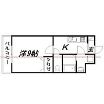 静岡県浜松市中央区和地山2丁目（賃貸マンション1K・2階・25.92㎡） その2