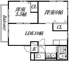 物件の間取り