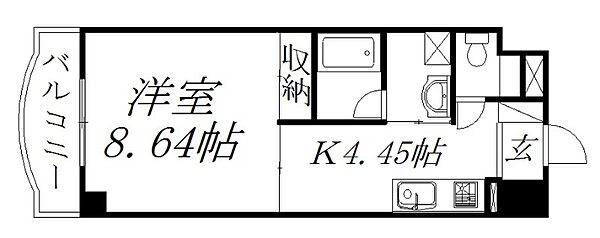 静岡県浜松市中央区原島町(賃貸マンション1K・3階・30.90㎡)の写真 その2