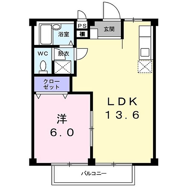 静岡県浜松市浜名区本沢合(賃貸アパート1LDK・2階・39.73㎡)の写真 その2