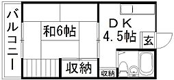 間取図画像 1DK