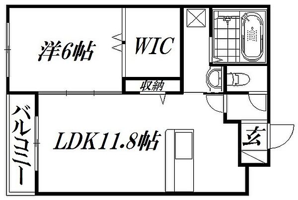 静岡県浜松市中央区半田山3丁目(賃貸マンション1LDK・1階・41.48㎡)の写真 その2