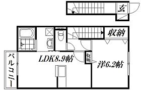 静岡県浜松市中央区飯田町（賃貸アパート1LDK・2階・42.38㎡） その2