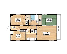 滋賀県野洲市冨波乙（賃貸マンション3LDK・4階・87.44㎡） その2