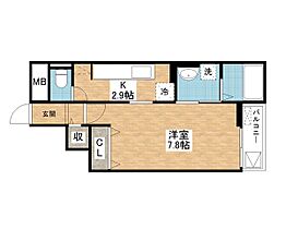 滋賀県守山市播磨田町（賃貸マンション1K・3階・31.06㎡） その2