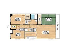 アルティプラザ野洲 3LDKの間取図画像